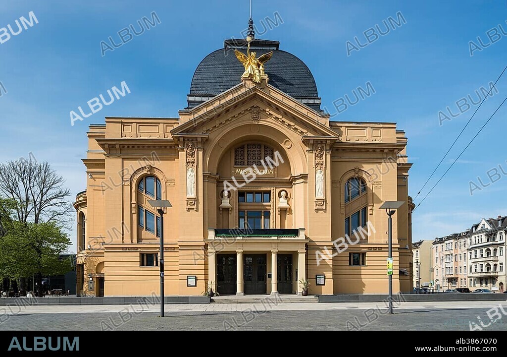 Gera theatre, 1902, theater-architect Heinrich Seeling, Art Nouveau, Gera, Thuringia, Germany, Europe.