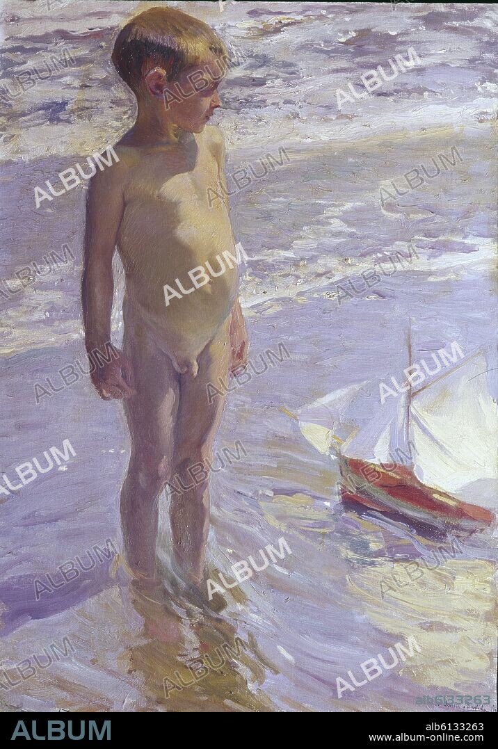 JOAQUIN SOROLLA. NINO DE LA BARQUITA (1904)                          CAT  666.