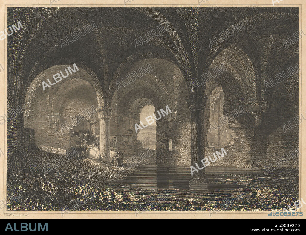 Harewood House, Print made by John Scott, 17741828, British, after Joseph Mallord William Turner, 17751851, British, 1816-1820, Line engraving, engraver's proof.