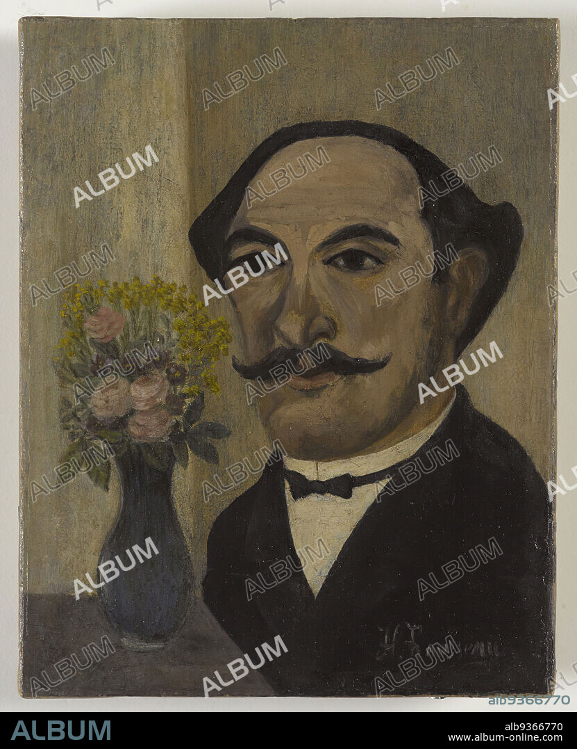 Self-Portrait, Henri Rousseau, le Douanier, French, 1844-1910, Oil on canvas, France, ca. 1900-1903, 7 3/8 x 5 3/4in., 18.7 x 14.6cm.