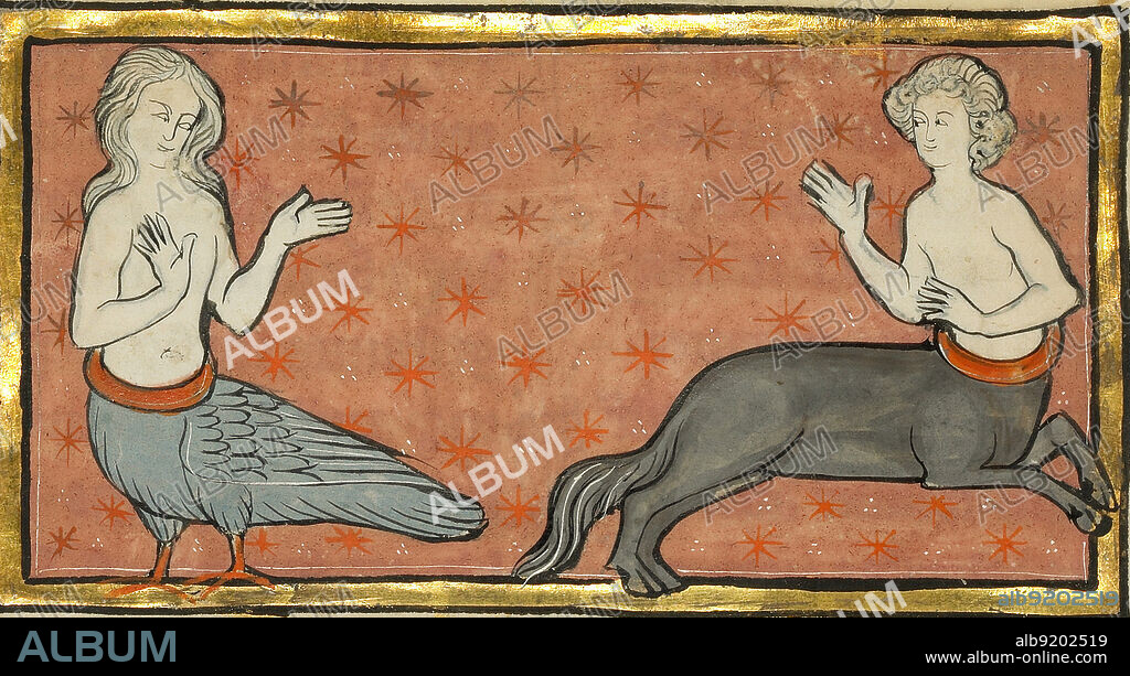 Siren and a Centaur, 13th Century