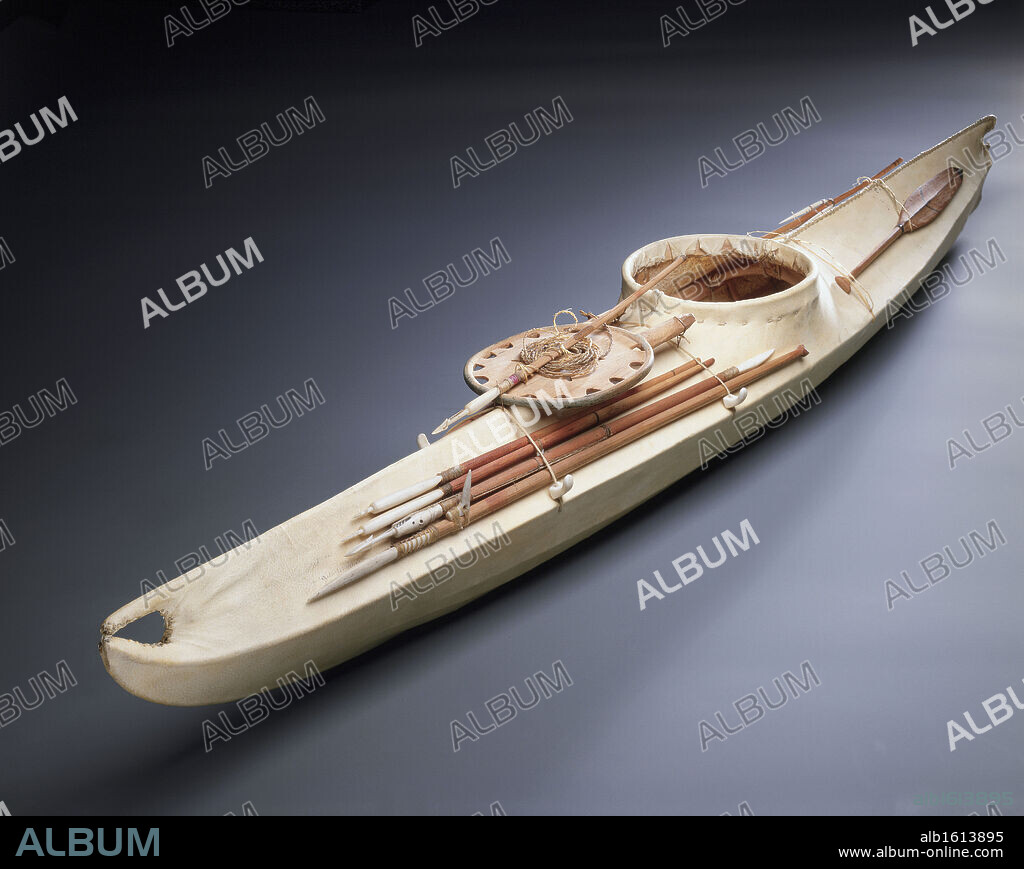 Kayak (Qayaq)  Eskimo Art.