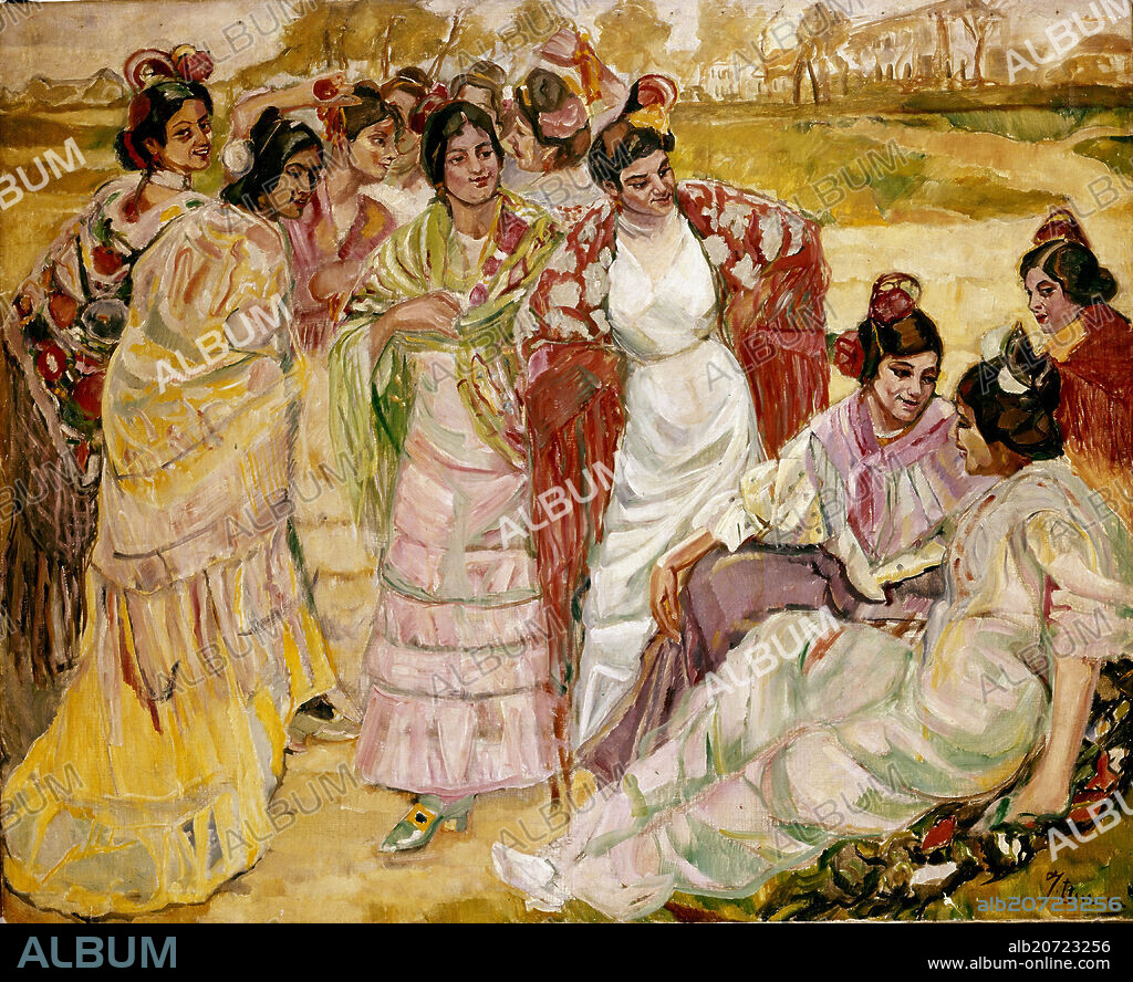 FRANCISCO ITURRINO (1864-1924). GITANAS.