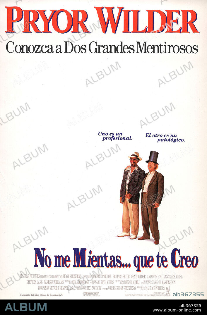Poster de NO ME MIENTAS, QUE TE CREO, 1991 (ANOTHER YOU), dirigida por MAURICE PHILLIPS. Copyright TRI STAR PICTURES.
