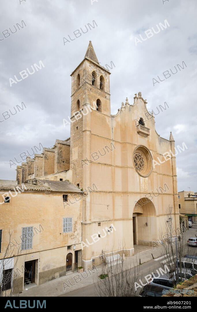 Iglesia y convento de sant Agustí, bien de interés cultural, Barroco, Siglo XVII - XVIII, Felanitx, Mallorca, balearic islands, Spain.