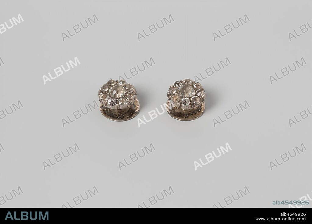 Silver buttons online discount