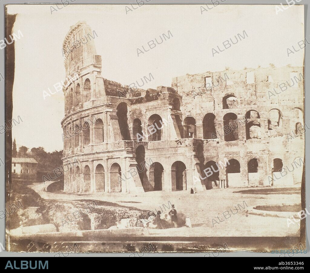 67. Colosseum, Rome, Second View. Artist: Calvert Richard Jones (British, Swansea, Wales 1802-1877 Bath, England). Dimensions: Image: 6 7/8 × 8 9/16 in. (17.4 × 21.7 cm)
Sheet: 7 5/16 × 8 7/8 in. (18.5 × 22.5 cm). Date: May 1846.