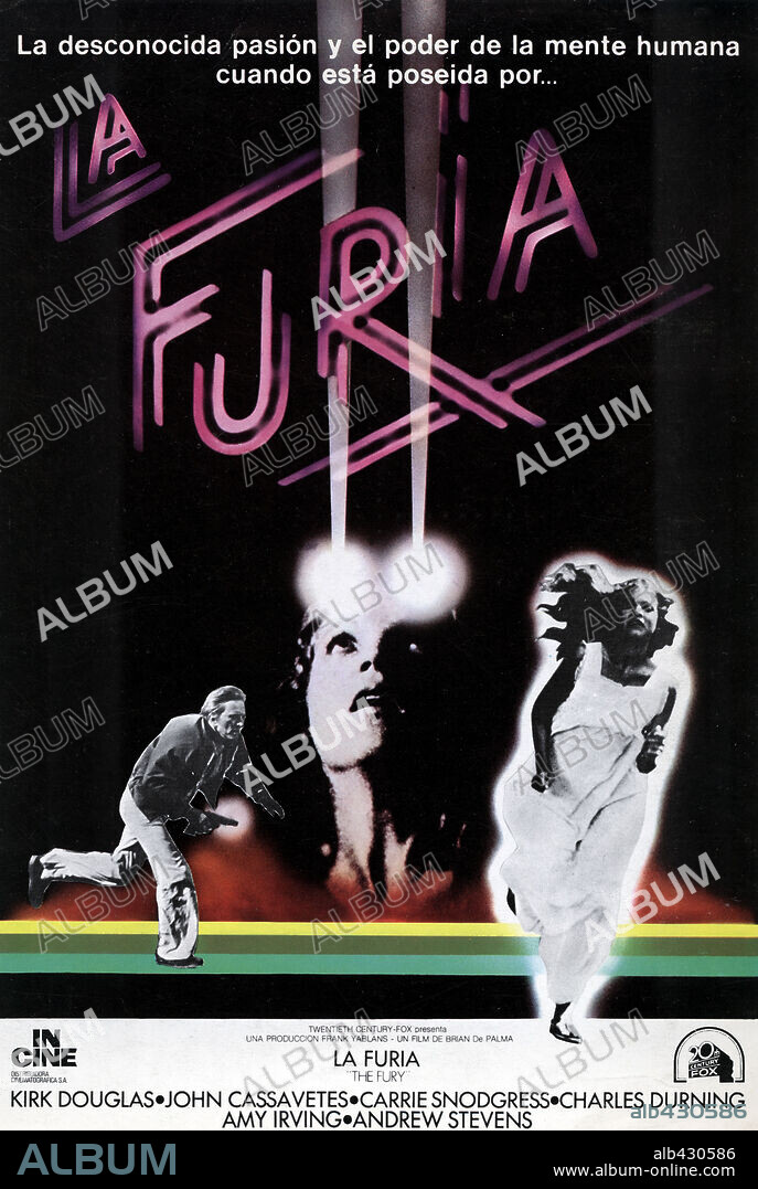 KIRK DOUGLAS en LA FURIA, 1978 (THE FURY), dirigida por BRIAN DE PALMA. Copyright 20TH CENTURY FOX.