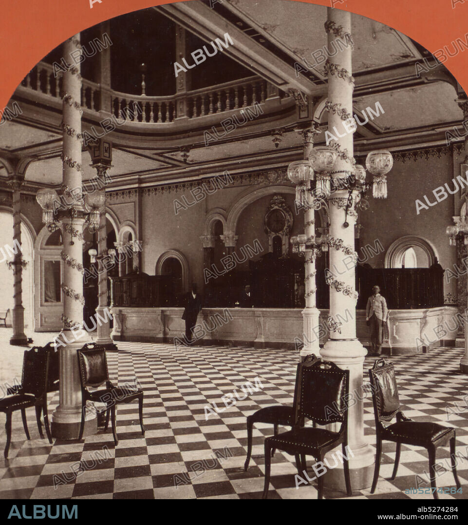 Office of Grand Union Hotel, Saratoga, N.Y., Baker & Record (Firm), New York (State), Saratoga Springs (N.Y.).