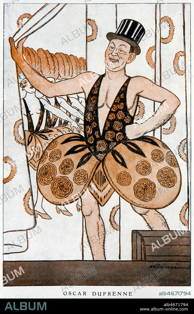 Oscar DUFRENNE (1875-1933). Qui veut voir mon nu. Illustration de Adrien BARRERE (1877-1931) pour Fantasio de 1927. Credit : Collection KHARBINE-TAPABOR.