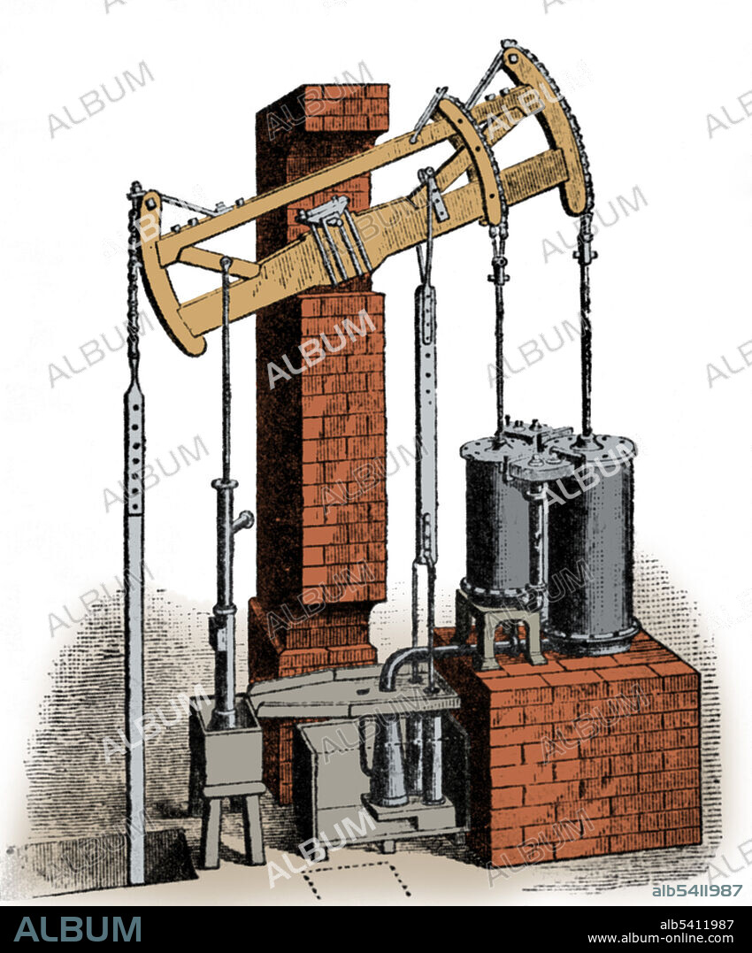 Jonathan Hornblower (July 5, 1753, February 23, 1815) was a British pioneer of steam power. He patented a double-cylinder compound reciprocating beam engine in 1781. He was prevented from developing it further by James Watt, who claimed his own patents were infringed. Compound steam engines use two or more cylinders to allow the steam to expand, beginning at the input pressure and ending at the exhaust pressure, in two or more stages. Compounds are referred to by the number of stages of expansions that the steam undergoes. Most common is the double compound simple referred to as a compound steam engine. These consist only of a high pressure and a low pressure cylinder.