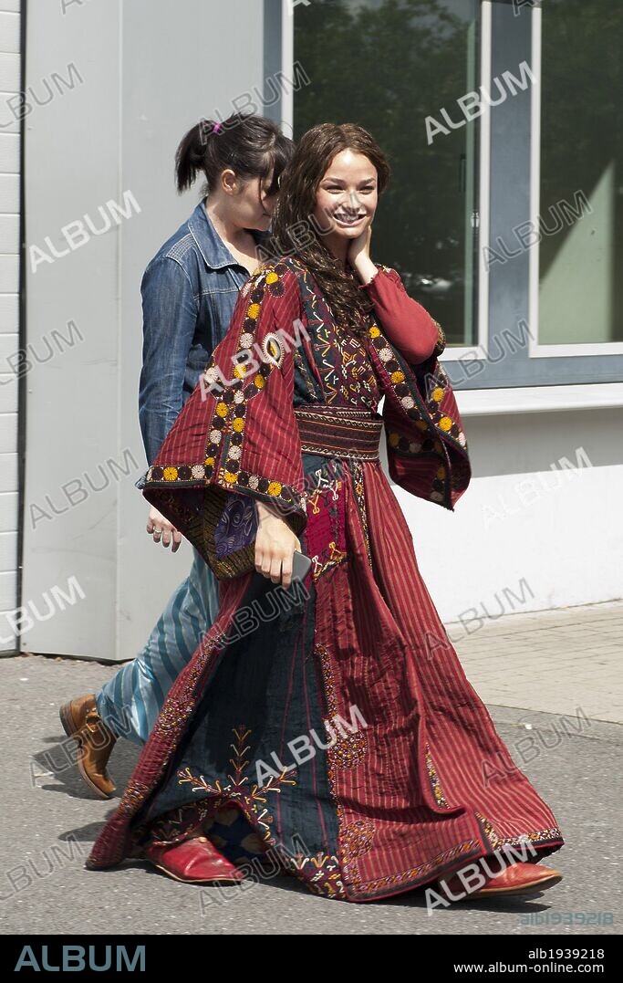 Aug. 6, 2012 - Cologne, North Rhine-Westphalia, Germany - Emma Rigby - Photocall on the filmset of ''Der Medicus / The Physician'' at MMC Studios, Cologne. 06/08/2012