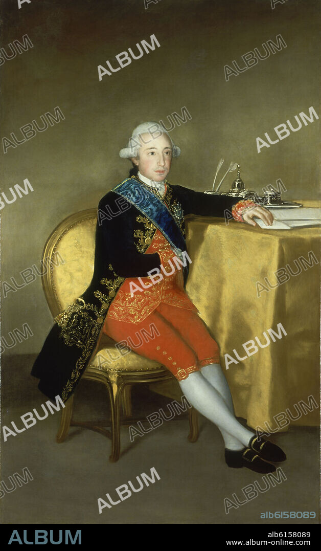 FRANCISCO DE GOYA. CONDE DE ALTAMIRA - 1786-87 - OLEO/LIENZO - 177 x 108 cm.