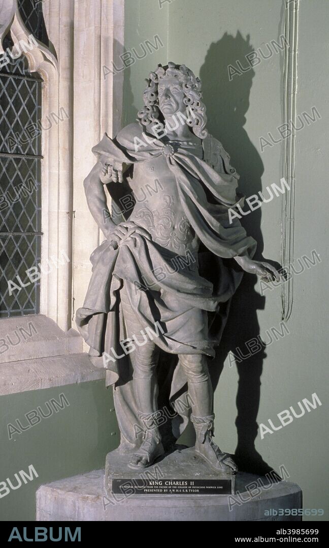 Statue of King Charles II, 17th century.
