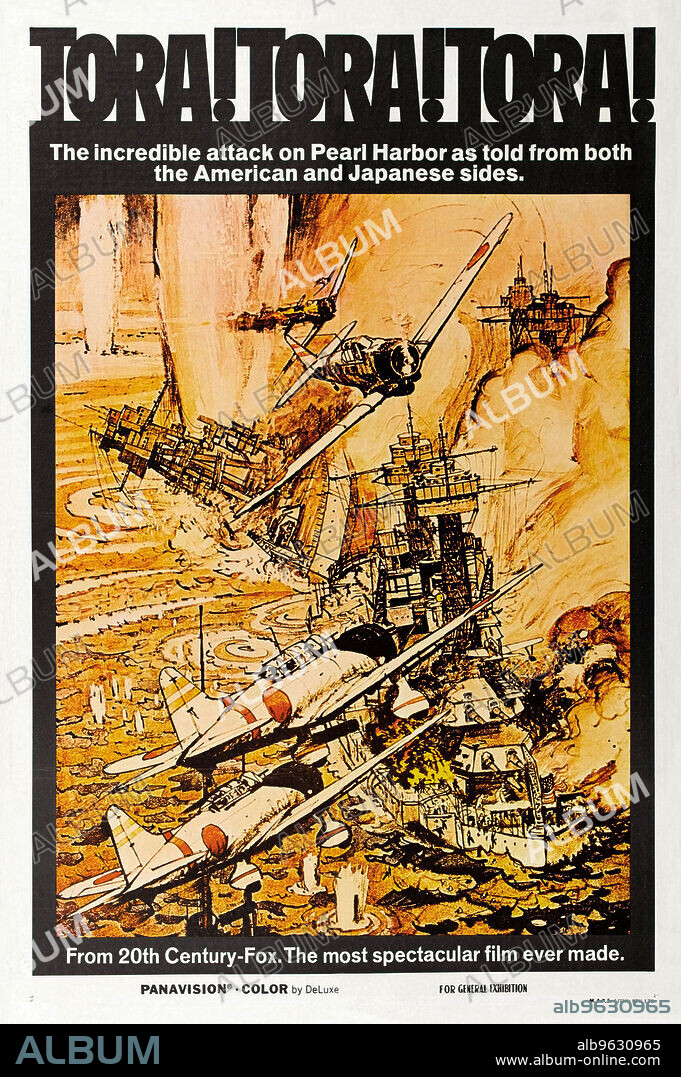 Poster of TORA! TORA! TORA!, 1970, directed by RICHARD FLEISCHER. Copyright 20TH CENTURY FOX.