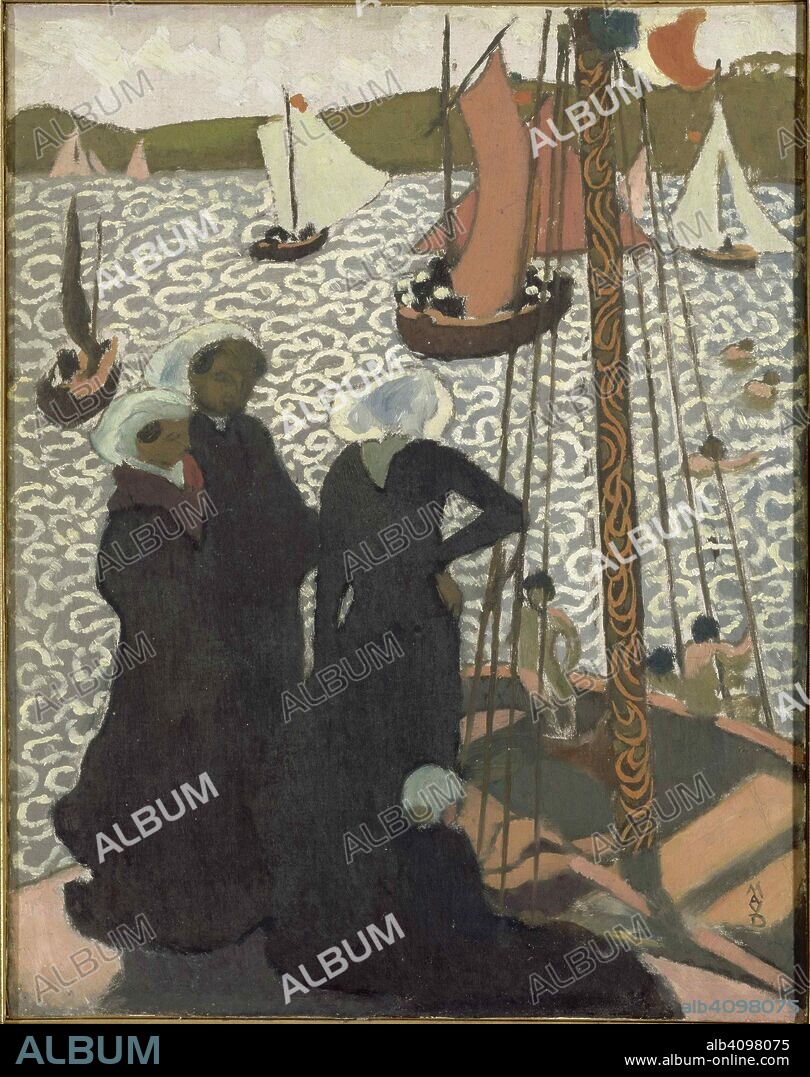 MAURICE DENIS. Régates à Perros-Guirec (Regattas at Perros-Guirec).
