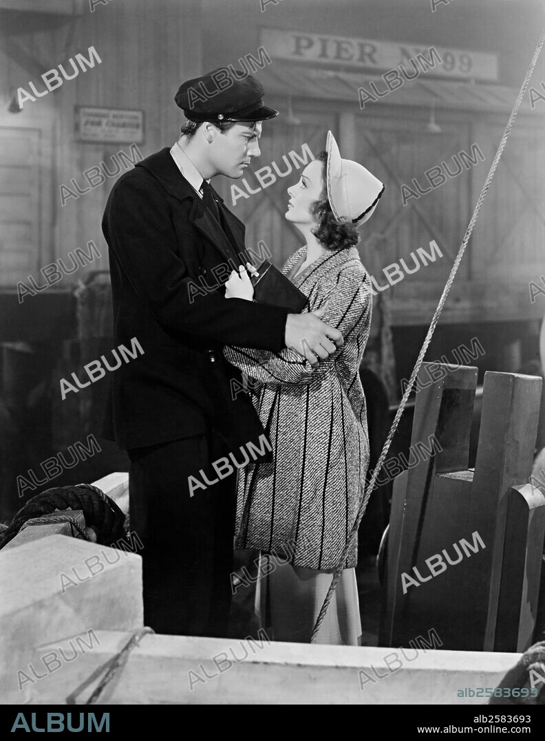 ANDREA LEEDS and JOEL MCCREA in YOUTH TAKES A FLING, 1938, directed by ARCHIE MAYO. Copyright UNIVERSAL PICTURES.