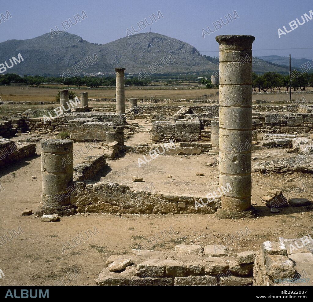 Spain. Mallorca. Pollentia. Roman ruins.