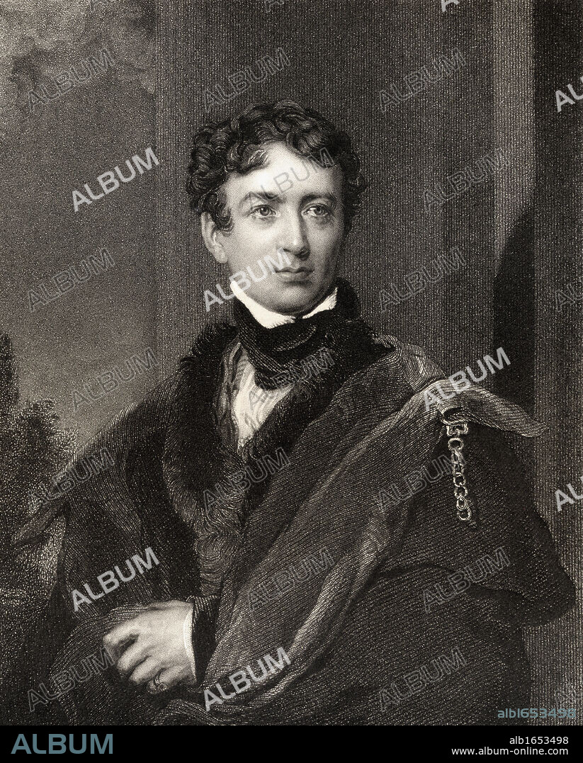 John George Lambton 1st Earl of Durham 1792 to 1840 also known as Radical Jack British Whig statesman and colonial adminstrator Govenor General and high commissioner of British North America Engraved by J Cochran after Sir T Lawrence From the book National Portrait Gallery volume IV published c 1835.