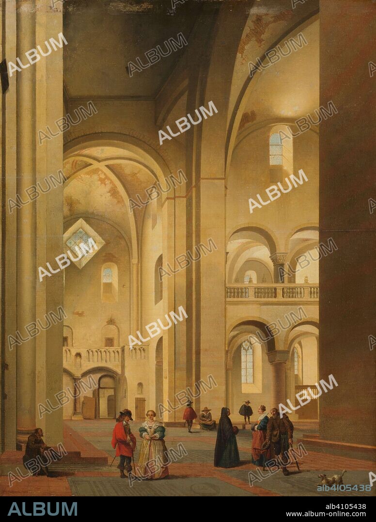 PIETER JANSZ. SAENREDAM. The Transept of the Mariakerk in Utrecht, seen from the Northeast. Dating: 1637. Measurements: support: h 58.8 cm × w 44.6 cm; d 7 cm.