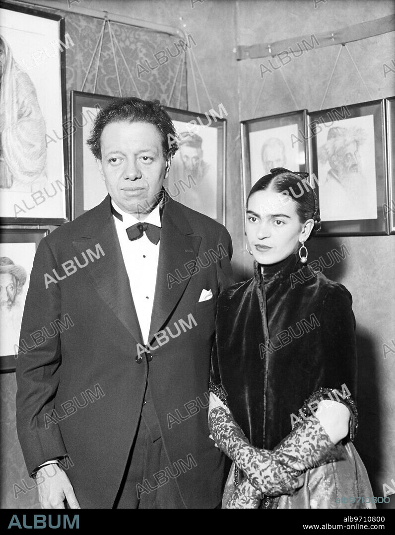 DIEGO RIVERA and FRIDA KAHLO in BECOMING FRIDA KAHLO, 2022, directed by LOUISE LOCKWOOD. Copyright Rogan Production / BBC.
