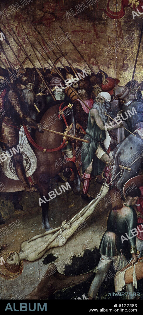 BERNAT MARTORELL (1390-1452). SAN JORGE MARTIRIZADO - SIGLO XV.