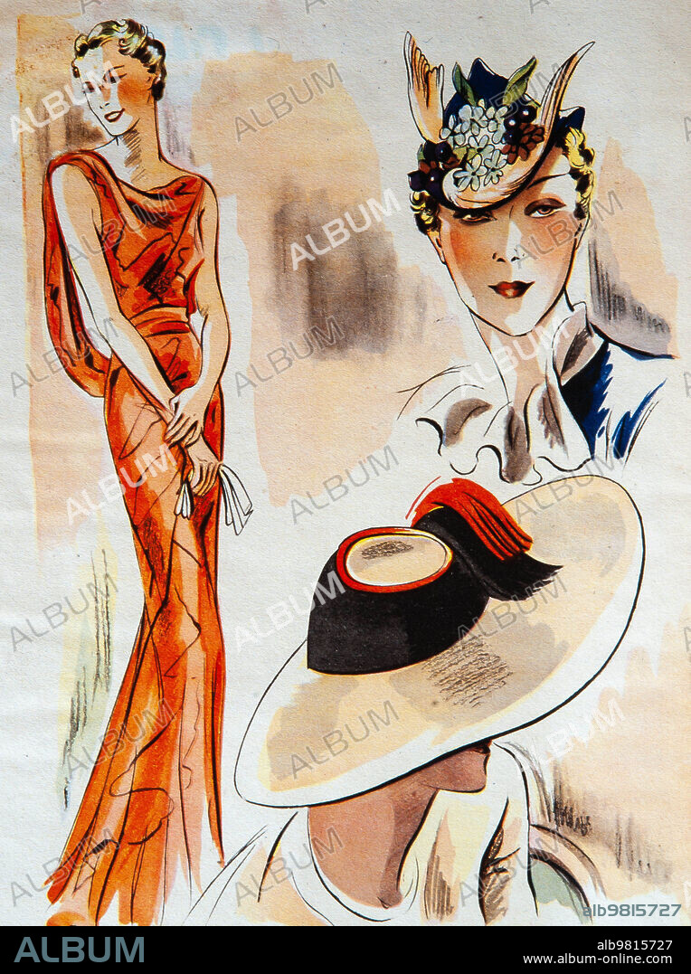 Interior de la revista femenina 'El hogar y la moda', 1930. Museu Textil i d'Indumentaria de Barcelona.