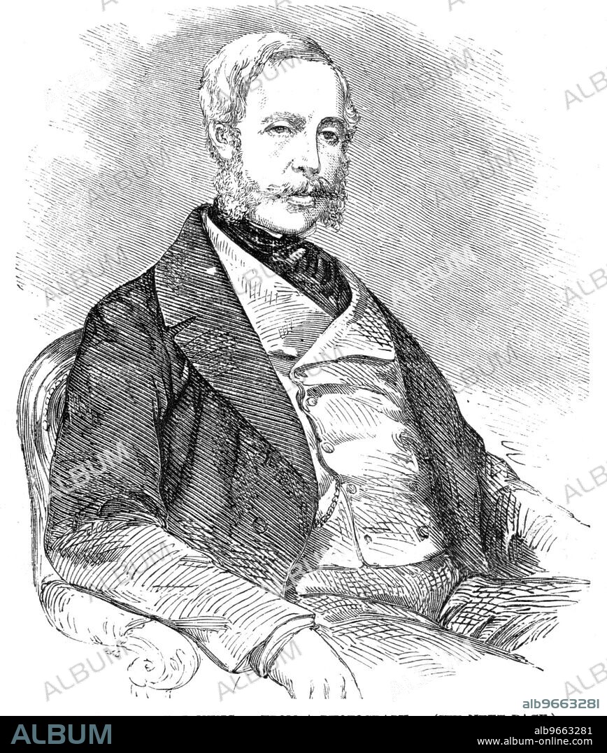 The Late General Neill - from a photograph, 1857. Portrait of Brigadier-General James George Smith Neill. '...young Neill sailed for India at the age of sixteen, and entered the 1st Madras European Fusiliers.... Constant exposure, however, to the Burmese sun produced brain fever, and he was...compelled to return to his native country...the early part of 1855 saw him a volunteer for service in the Crimea, where he was appointed Brigadier-General of the Turkish Contingent...[In Cawnpore] he devised his well-known punishment for the Brahmin mutineers under sentence of death, whom he compelled to lose caste by causing them to clean a portion of the blood-stained room, which had been the scene of their own and Nana Sahib's atrocities...As regards his personal appearance, he was tall and strongly made. His countenance was open and dignified...'. From "Illustrated London News", 1857.