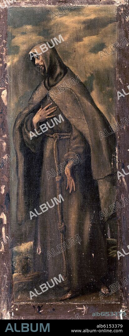 EL GRECO. SAN FRANCISCO - SIGLO XVI - MANIERISMO ESPAÑOL.