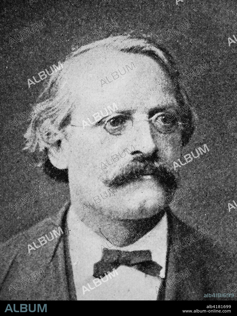 Alfred Maul, April 13, 1828 - October 12, 1907, was a German instructor and gymnast, Reproduction of a photo/image from the year 1890, digital improved.