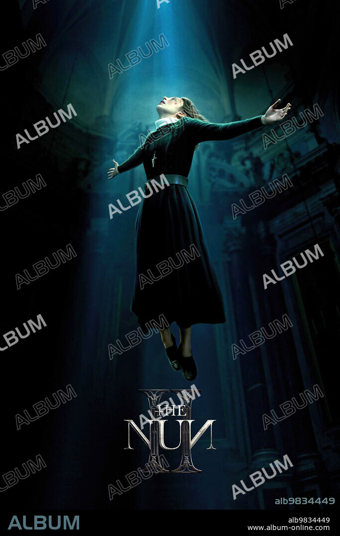 Poster of THE NUN II, 2023, directed by MICHAEL CHAVES. Copyright Atomic Monster / New Line Cinema.