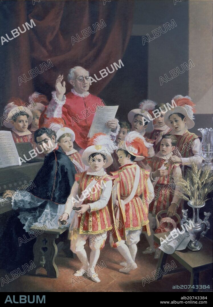 JUAN MIGUEL SANCHEZ (1900-1973). LOS SEISES DE SEVILLA - 1948.