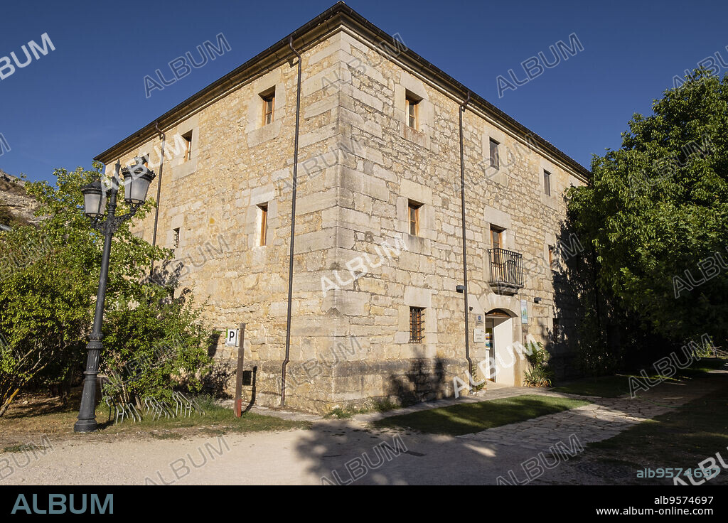 casa del parque, Parque Natural del Cañón del Río Lobos, Ucero, Soria, Comunidad Autónoma de Castilla, Spain, Europe.