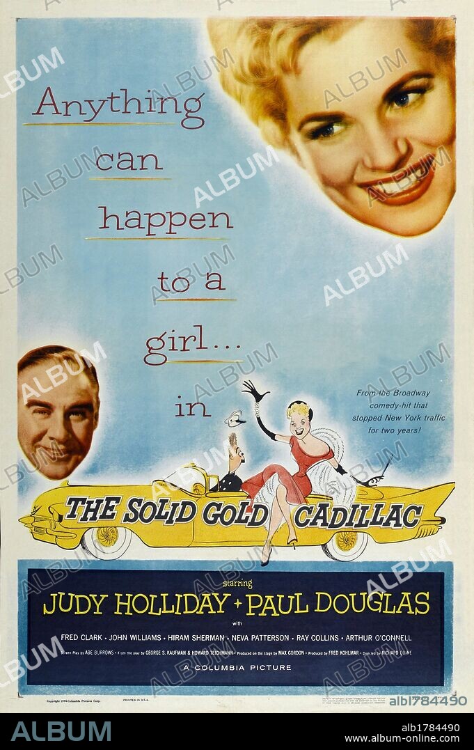 Poster de UN CADILLAC DE ORO MACIZO, 1956 (THE SOLID GOLD CADILLAC), dirigida por RICHARD QUINE. Copyright COLUMBIA PICTURES.