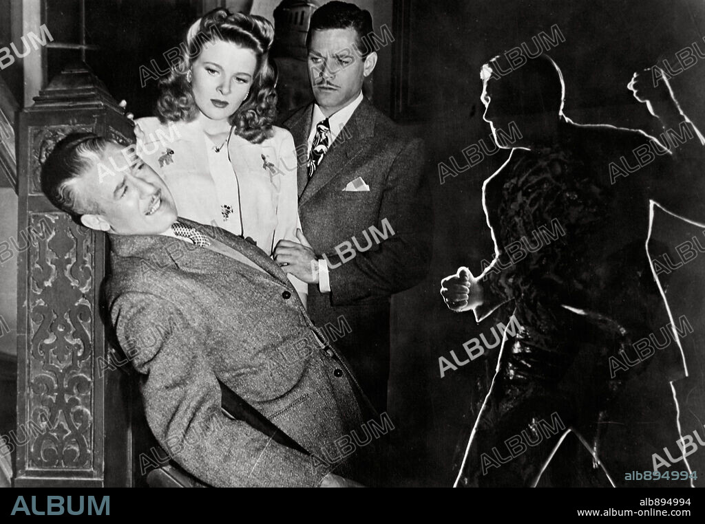 LA VENGANZA DEL HOMBRE INVISIBLE, 1944 (THE INVISIBLE MAN'S REVENGE), dirigida por FORD BEEBE. Copyright UNIVERSAL PICTURES.