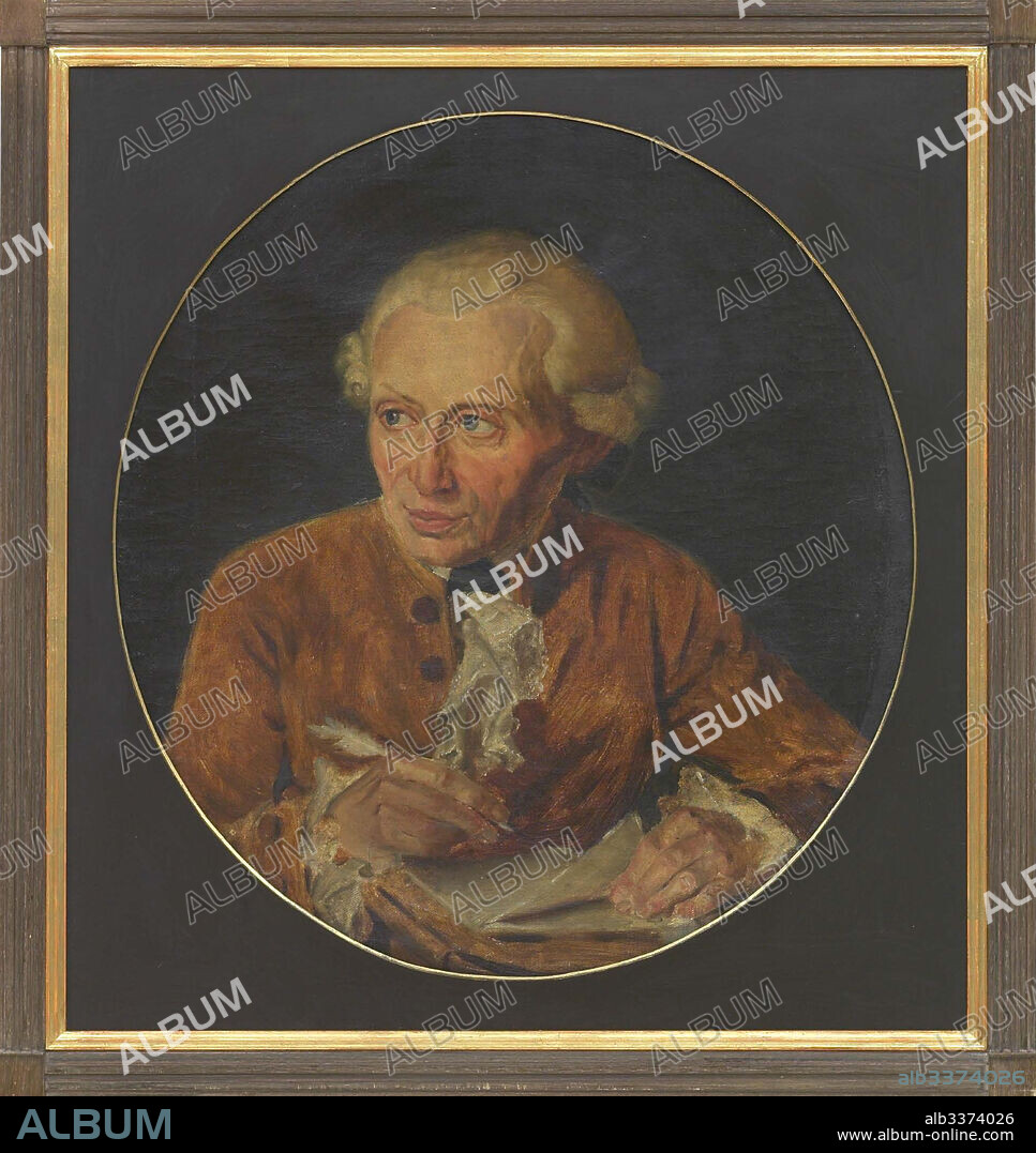 ADOLF VON HEYDECK. Portrait of Immanuel Kant (1724-1804).