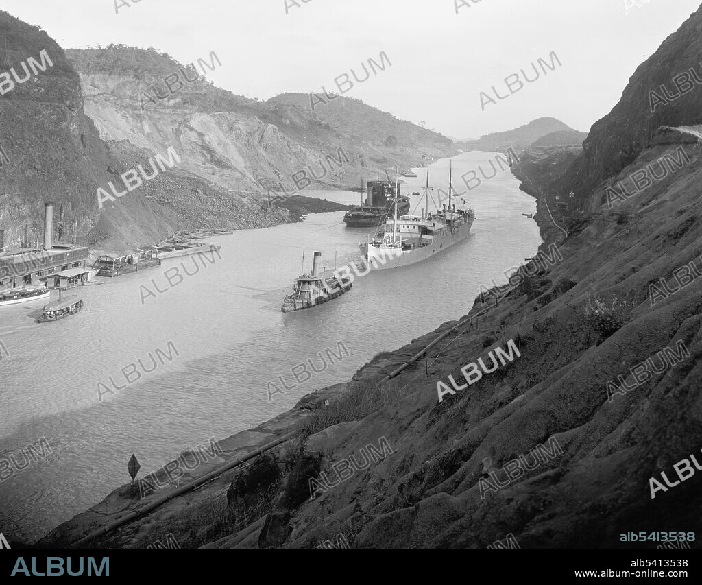 Culebra Cut, Deepest Section of Panama Canal, 20th Century
