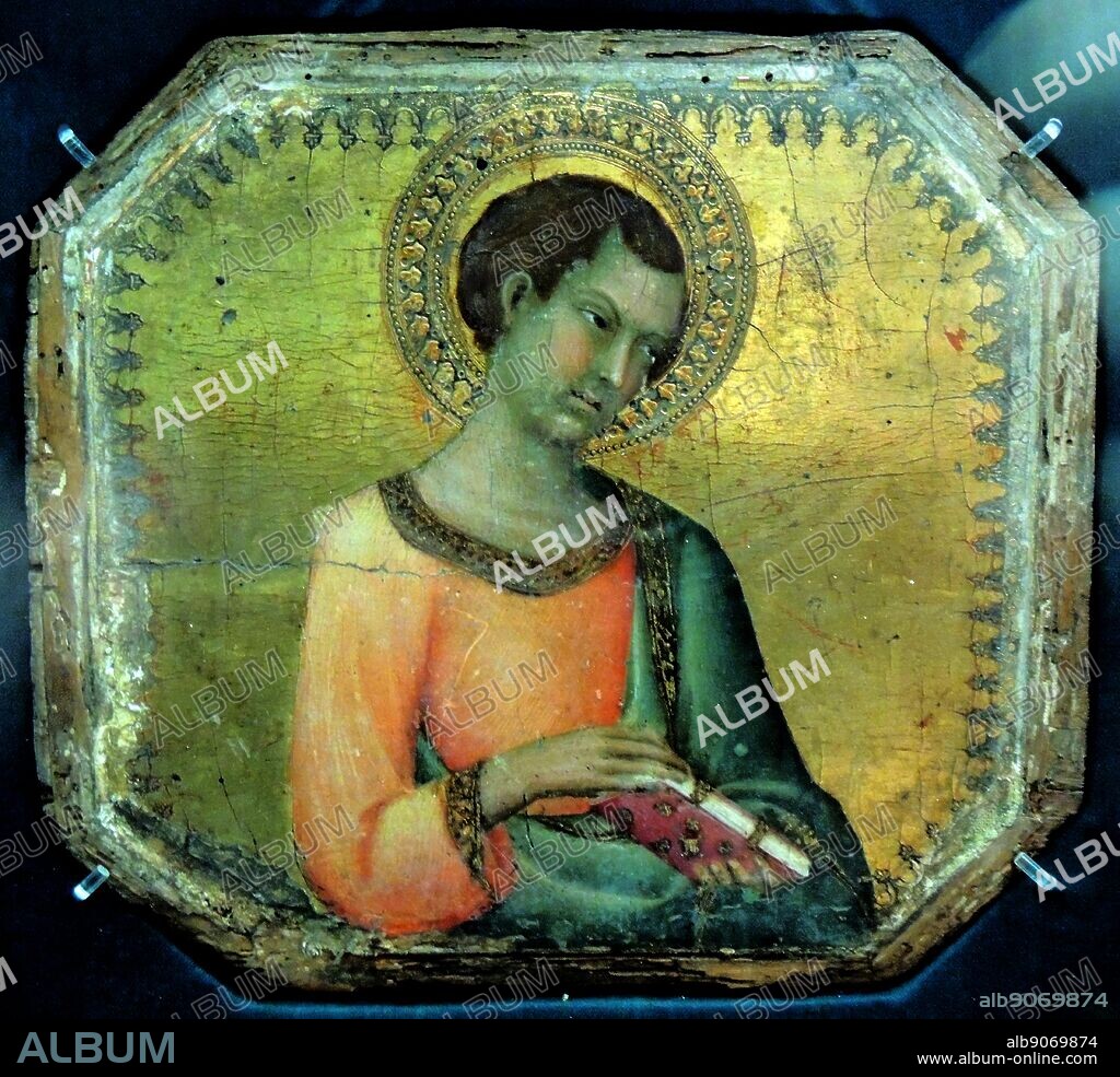 Possibly Saint John the Evangelist, 1320's by Simone Martini (c.1284-1344) Tempera on panel. Italian. Next to Guccio, he is the most distinguished painter of the Sienese school. Nothing certain is known of him before 1315.