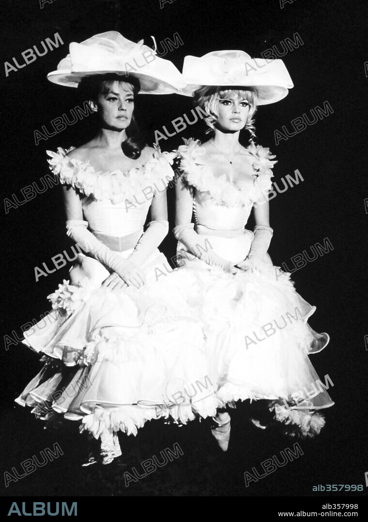 BRIGITTE BARDOT und JEANNE MOREAU in VIVA MARIA!, 1965, unter der Regie von LOUIS MALLE. Copyright UNITED ARTISTS.