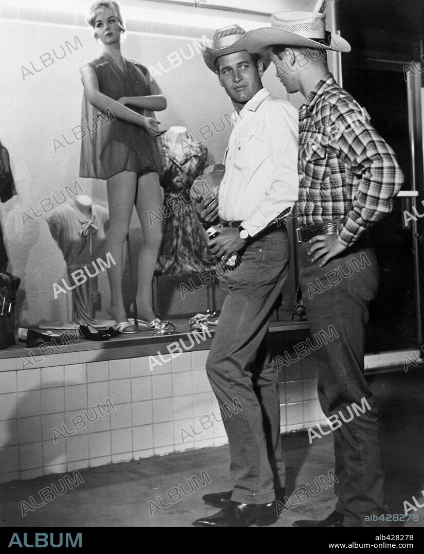 PAUL NEWMAN en EL MÁS SALVAJE ENTRE MIL, 1963 (HUD), dirigida por MARTIN RITT. Copyright PARAMOUNT PICTURES.