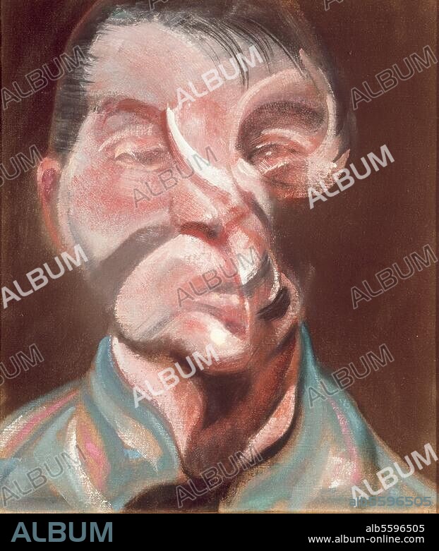 FRANCIS BACON. Bacon, Francis; irischer Maler; Dublin. 28.10.1909 - Madrid 28. April 1992. "Self Portrait" (Selbstbildnis), 1972. Gemälde. Privatsammlung.