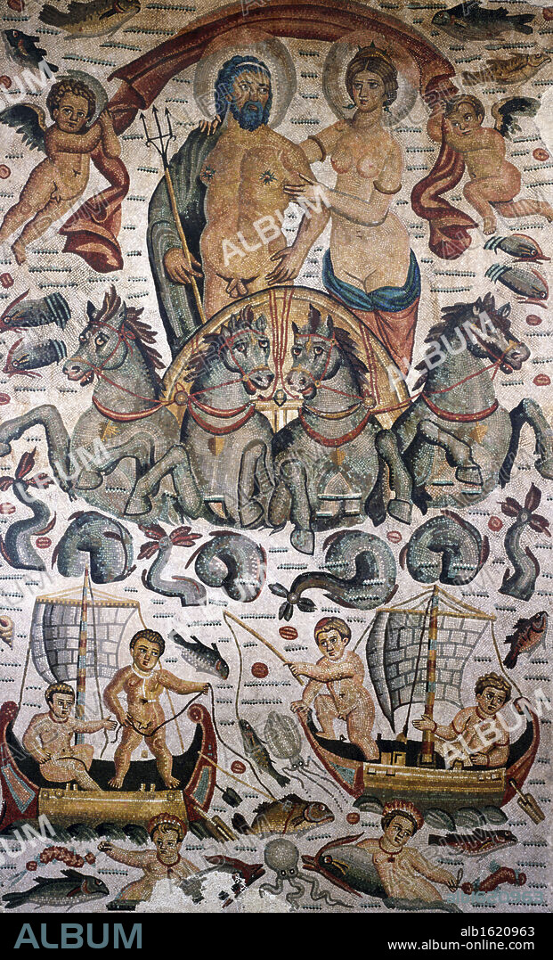 ROMAN ART. Triumph of Neptune, France, Paris, Musee du Louvre.