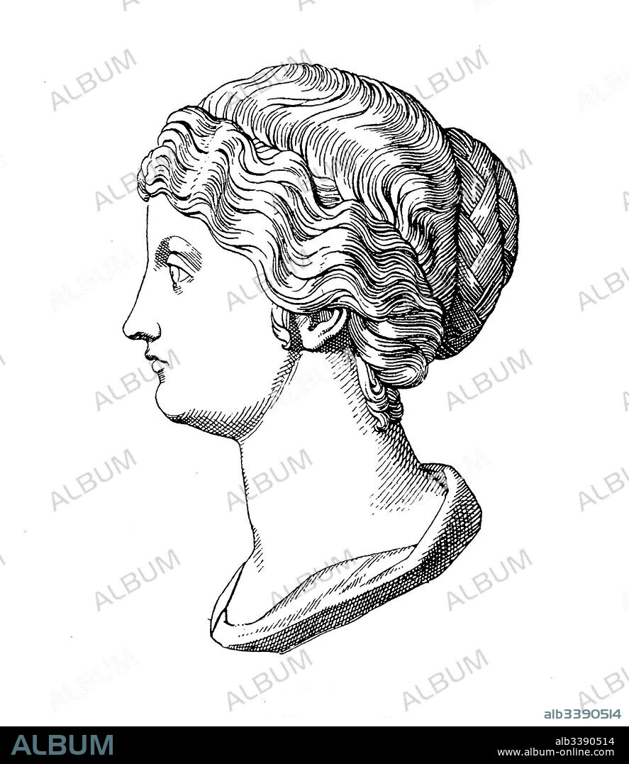 Annia Aurelia Galeria Lucilla, 148 - 182, was the daughter of the Roman emperor Marc Aurel and the wife of the emperor Lucius Verus., History of fashion, costume story.