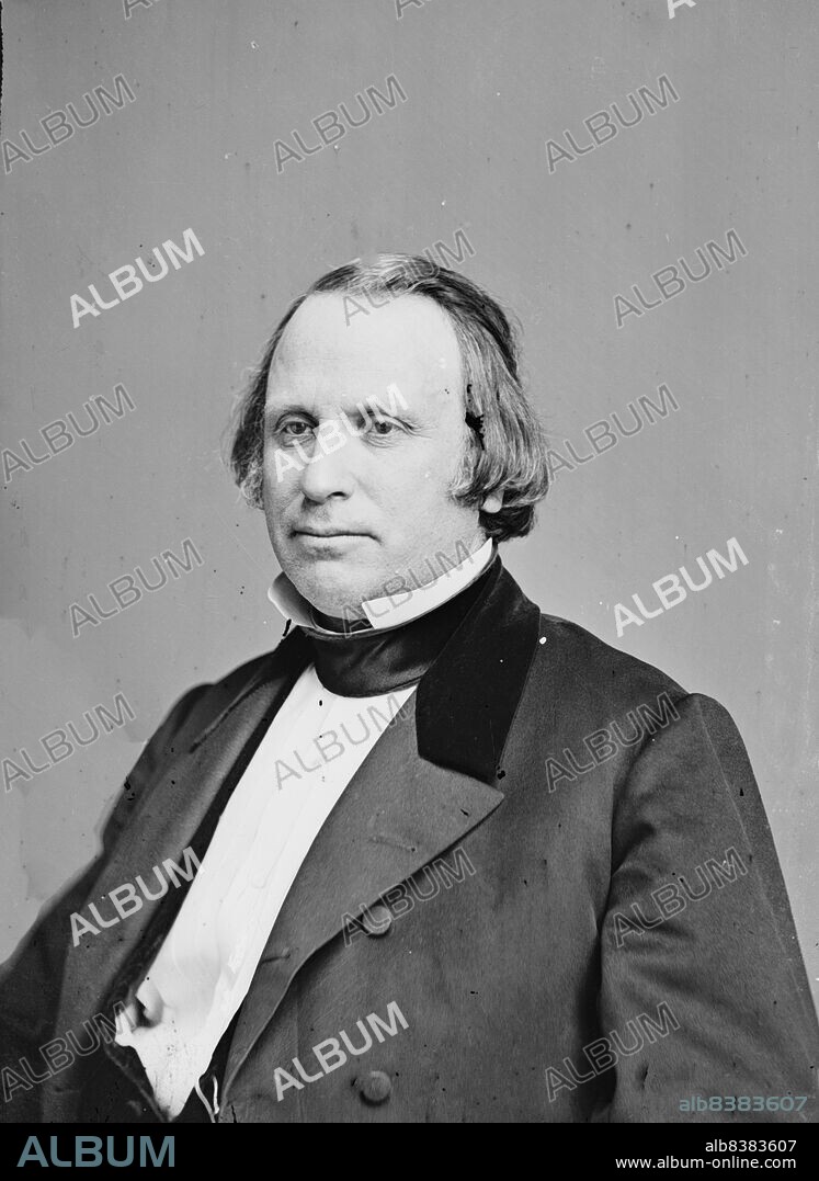 Hon. Henry Wilson, between 1855 and 1865. [Henry Wilson (born Jeremiah Jones Colbath), Union Army officer and anti-slavery politician: vice president of the United States].