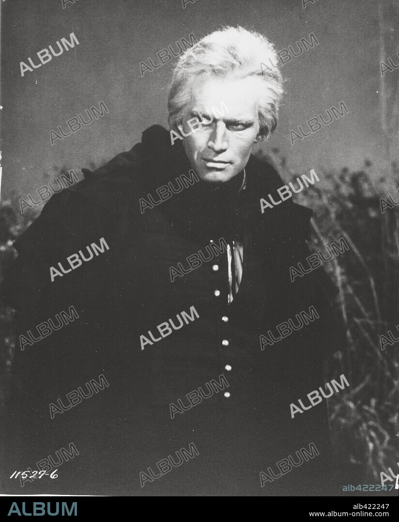 CHARLTON HESTON en LOS BUCANEROS, 1958 (THE BUCCANEER), dirigida por ANTHONY QUINN. Copyright PARAMOUNT PICTURES.