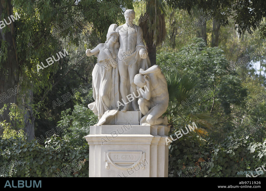 Sevilla, 03/09/2014. La glorieta de Covadonga del parque de María Luisa. Foto: Vanessa Gómez Archsev.