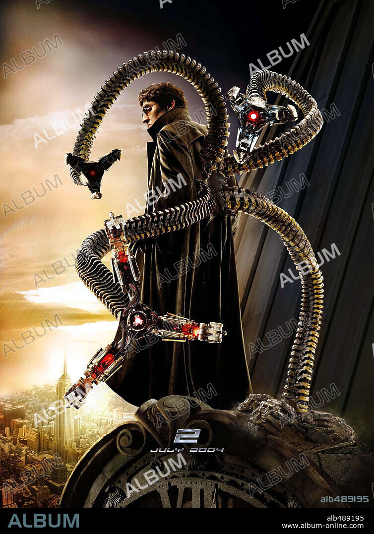 Poster de SPIDERMAN 2, 2004 (SPIDER-MAN 2), dirigida por SAM RAIMI. Copyright COLUMBIA PICTURES/MARVEL ENTERTAINMENT.