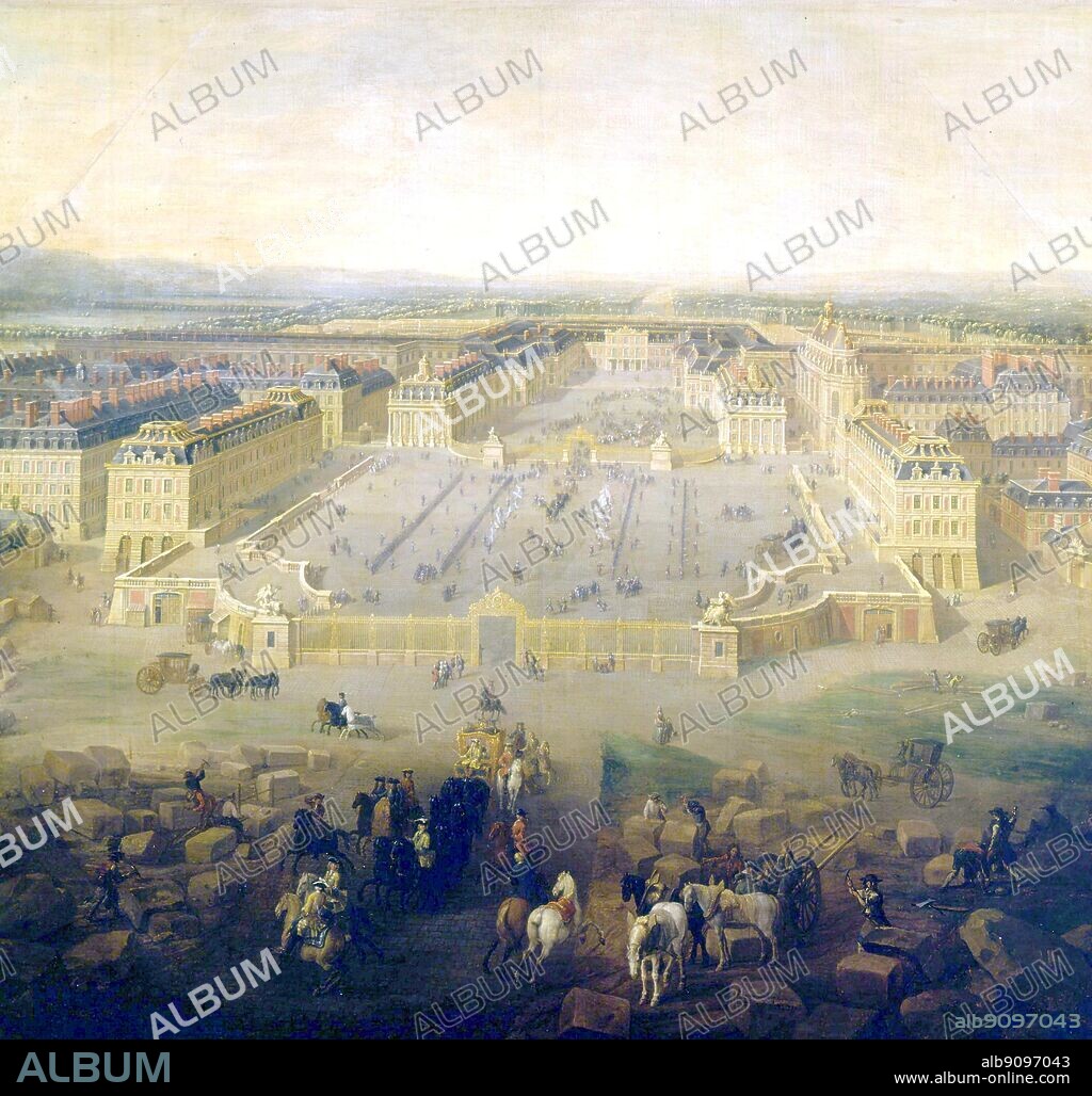 Versailles in 1722 - by Jean-Baptiste Martin.