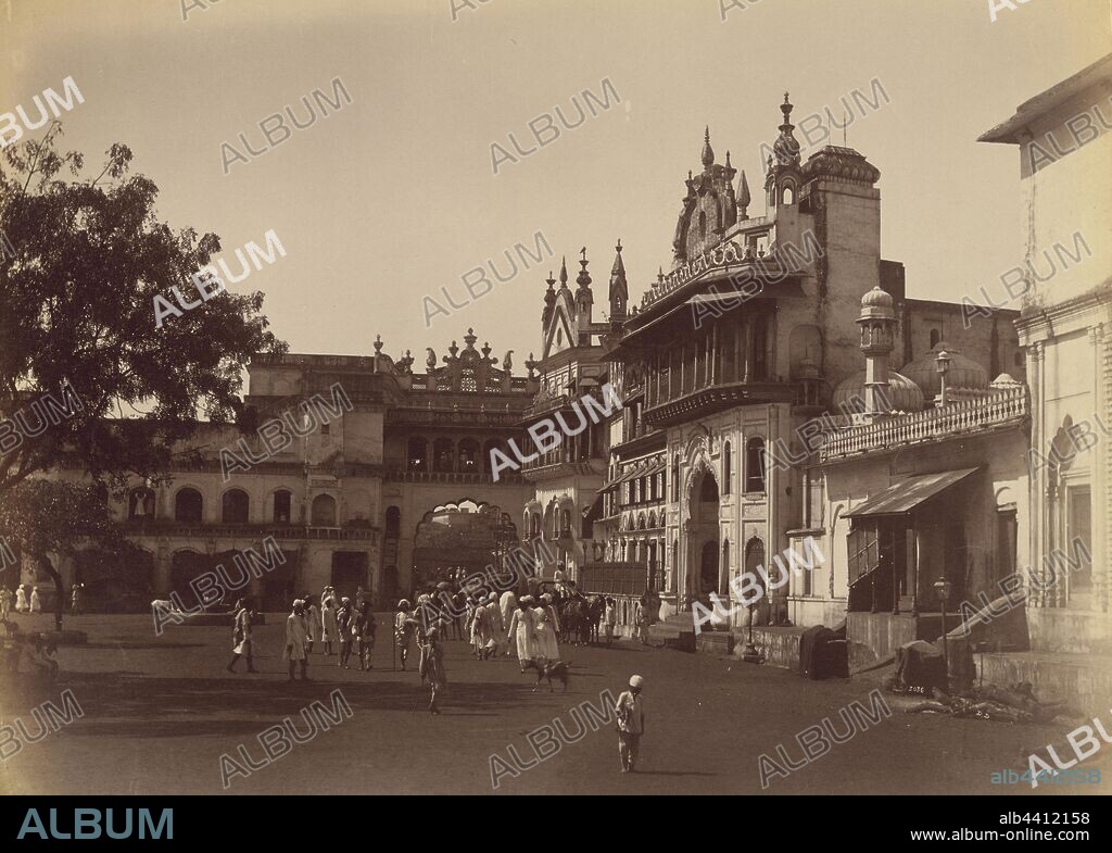 The Moti Mahal, Bhopal C.I., Lala Deen Dayal (Indian, 1844 - 1905), Bhopal, India, 1885–1887, Albumen silver print, 19.1 × 26.5 cm (7 1/2 × 10 7/16 in.).