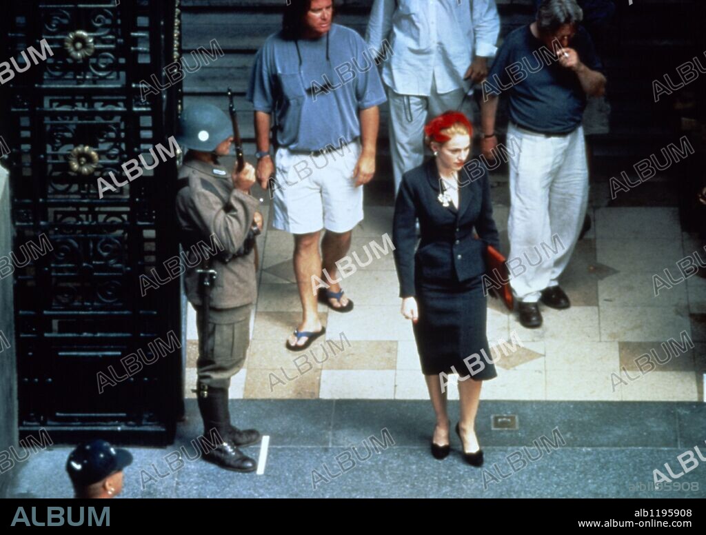 MADONNA in EVITA, 1996, directed by ALAN PARKER. Copyright CINERGI PICTURES.